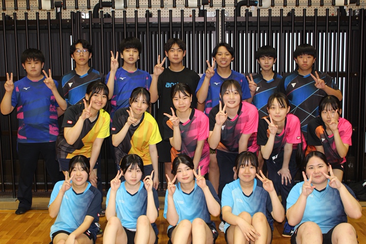 鹿屋中央高等学校卓球部